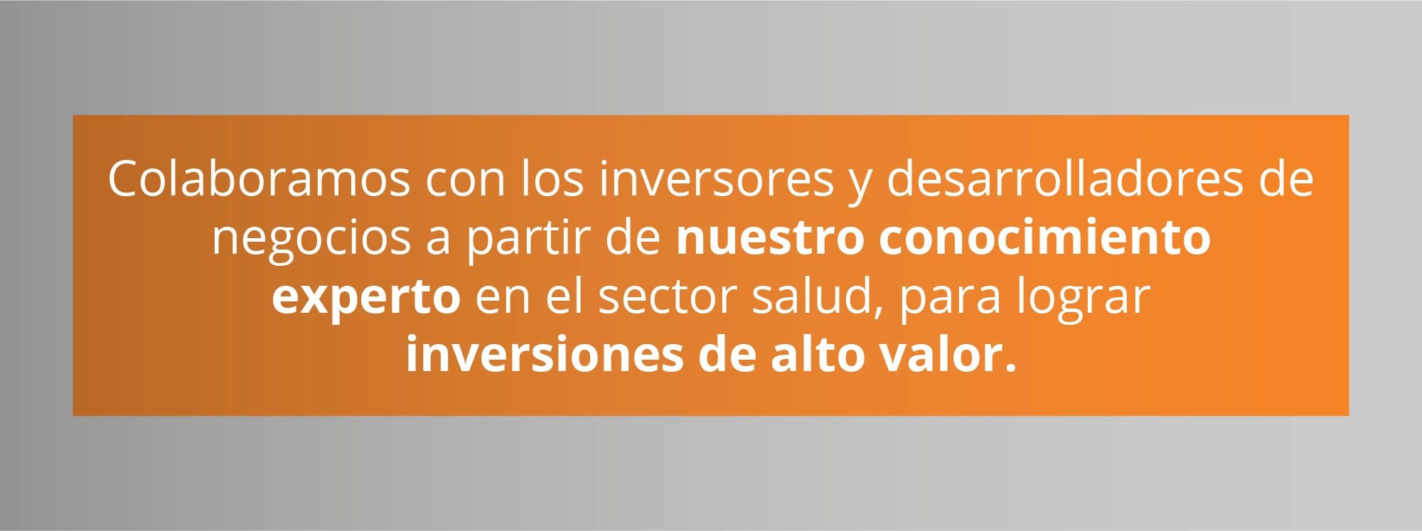 Inversiones de alto valor